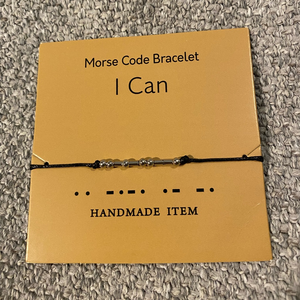 Morse Code Bracelets - #106